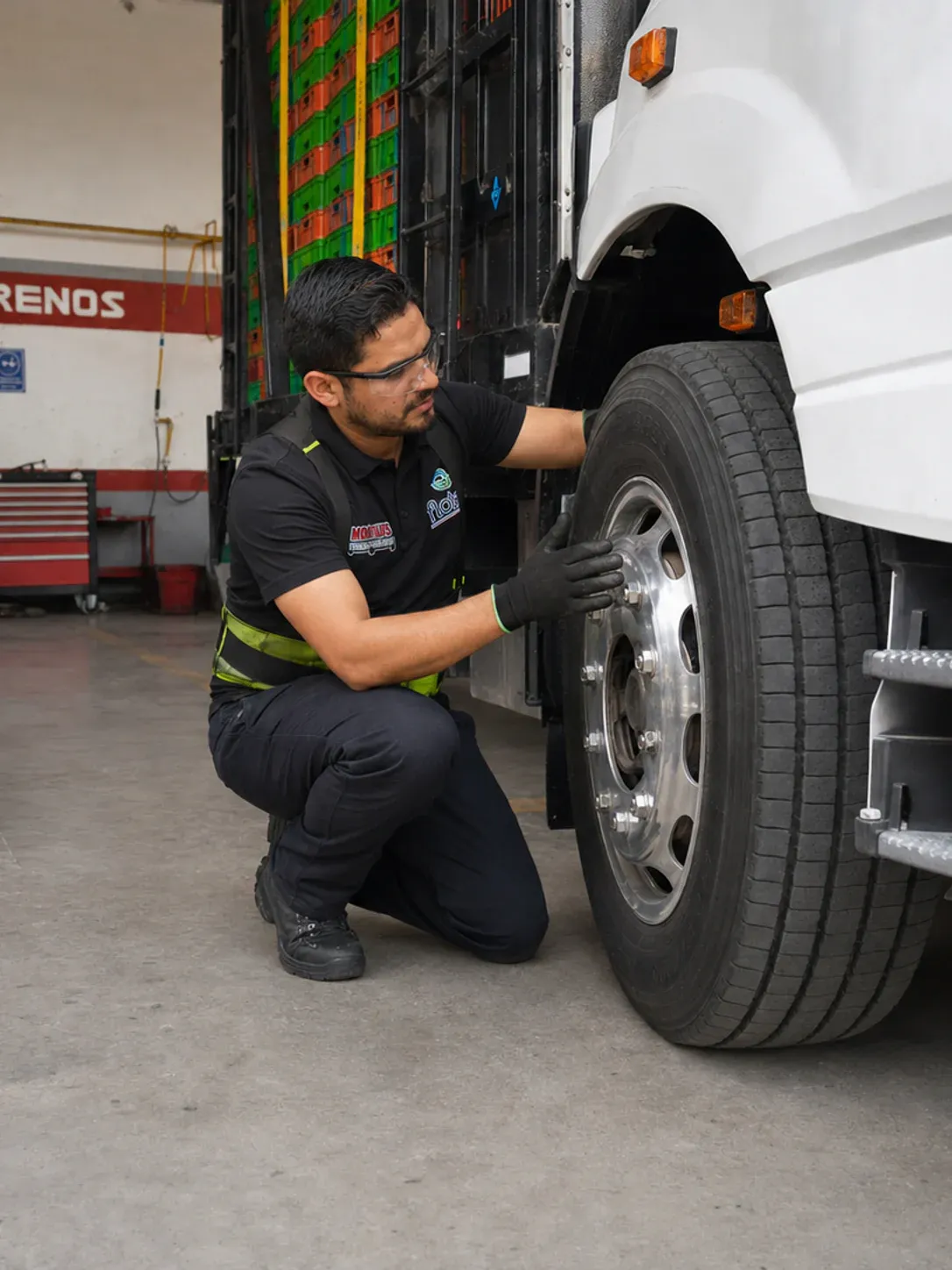 Servicio de llantas para camiones en CECAM